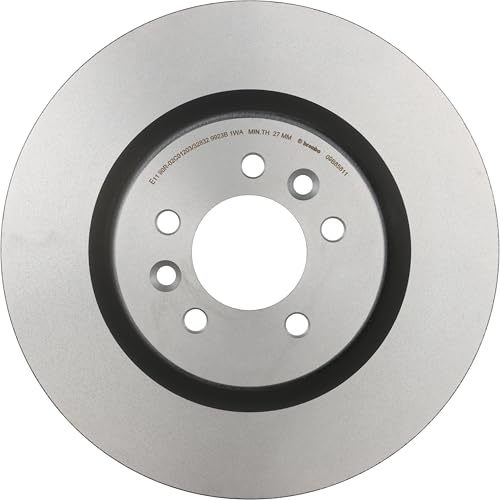 Brembo 09.B858.11 UV Coated Pillar Vented Front Brake Rotor LAND ROVER OE# LR038934