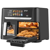 Steinborg – Steinborg® XXL Heißluftfritteuse Dual Zone 14 Liter (8L + 6L