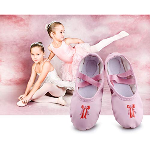 Artibetter Sapatos de balé com sola macia, sapatilha de balé para dança e prática de dança sapatos e