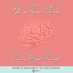 Page de couverture de As a Person Thinks