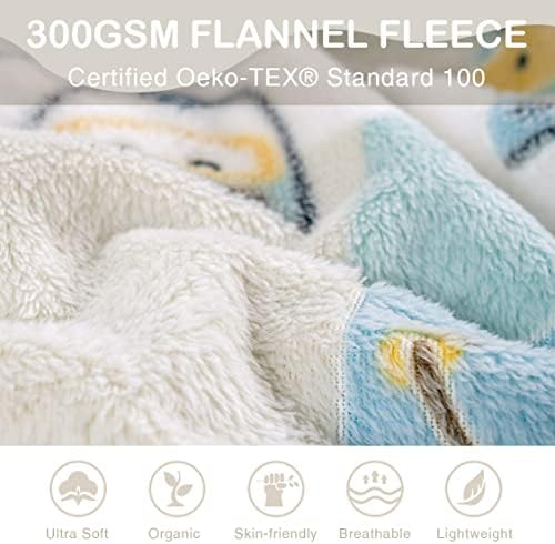RECYCO Glow in The Dark Blanket 152x127cm, Dinosaur Blanket Gifts for Boys Girls,Certified Oeko-TEX® Standard 100,Super Soft Kids Fleece Blanket Throw for Childrens/Toddlers
