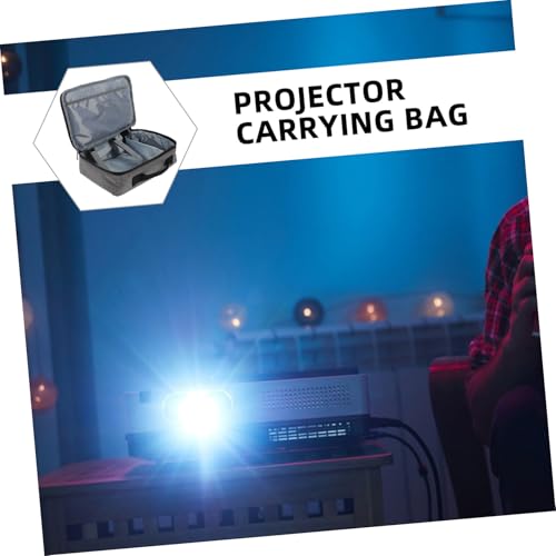 Bolso de almacenamiento portátil para proyector Uonlytech con asa para transporte, funda multifuncional para proyectores, ideal para viajes y accesorios diarios miniatura 6