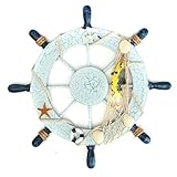 Tiene ocho radios, rodeándolo y se puede montar fácilmente en una pared que necesita una decoración de playa. decoraciones de pared estilo océano