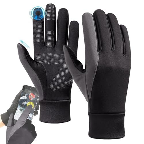 ZPW Guantes de invierno para hombre y mujer, guantes para pantalla táctil, guantes ligeros y cálidos a prueba de viento para escalada, esquí, ciclismo, conducción, senderismo, actividades al aire