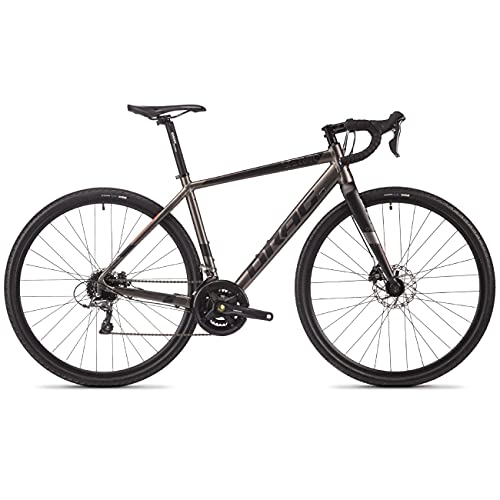 Airtracks 28 Zoll Herren Gravel Bike STERRATO 3.0 Fahrrad 2 x 8 Gang Shimano Claris RD-R2000 8-Fach (55cm (für Körpergröße 175-188cm))