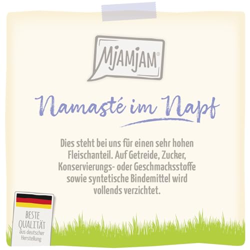 MjAMjAM - Premium Nassfutter für Hunde - Wellness - Verdauung - Pute, 6er Pack (6x400g), getreidefrei