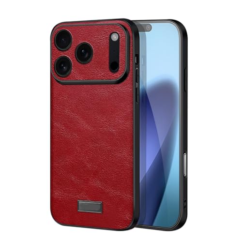Étui pour iPhone 17 Air rouge idéal au quotidien pour protéger vos objectifs photo