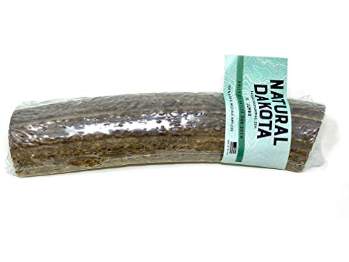 Natural Dakota Premium Split Elk Dog Chews | Antler Dog Chew Bones for Medium, Large Dogs | 100% Naturally Shed Elk Dog Chew Bones | Long Lasting Dog Chew Toy | 3/4 Pound + (X-Large) Made in USA