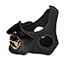 Outry Half Face Mask - Lower Face Protective Tactical Mask for Airsoft/Paintball/BB Gun/CS Game/Hunting/Shooting, Ideal Mask for Halloween, Cosplay, Costume Party and Movie Prop (Black)
