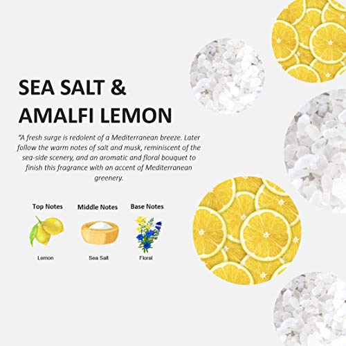 Cucina Hand Soap 200 Millilitre And 1 Litre Refill Set (Sea Salt And Amalfi Lemon) #TOP1