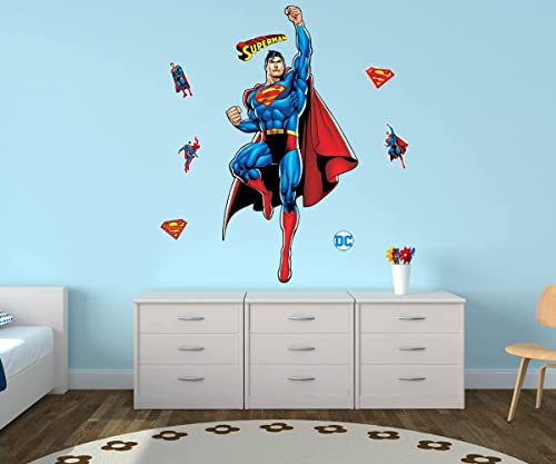 Superman Movable Vinyl Diy Wall Art Stickers Set - Walls, Windows, Doors #TOP17