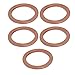 Aexit 5pcs 18mmx24mmx1.5mm Quality Parts Copper Flat Ring Sealing Crush Washer Gasket Model:29as293qo579