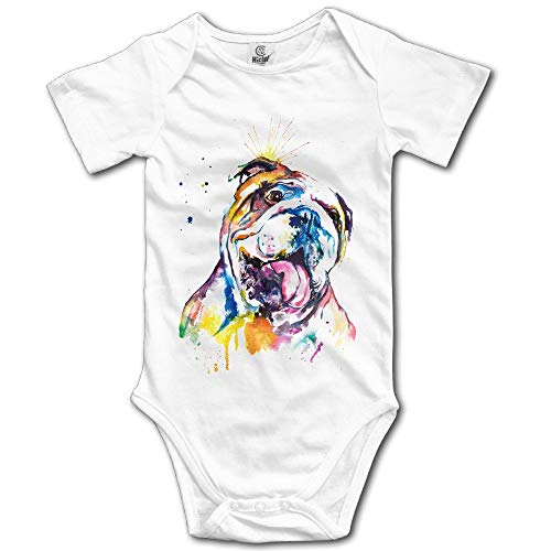 Preisvergleich Produktbild My Patronus is A Bulldog Printed Dog Baby Onesie Bodysuit