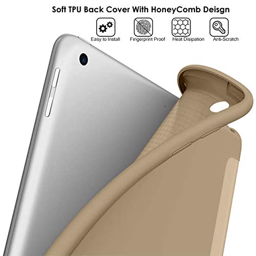 Image of DuraSafe Cases iPad Mini 4 Gen 2015 7.9 [ Mini 4th ] MK8A2HN /A MK882HN /A MK8C2HN /A MK862HN /A MK892HN /A MK872HN /A Protective Durable Shock Proof Supportive Magnetic Dual Angle Stand Cover - Gold