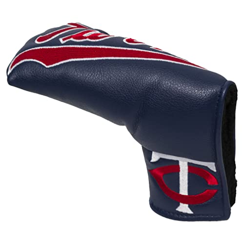 Team Golf Mlb Minnesota Twins Vintage Blade Putter Cover Golf Club Vintage Blade Putter Headcover, Form Fitting Design, Fits Scotty Cameron, Taylormade, Odyssey, Titleist, Ping, Callaway #TOP6