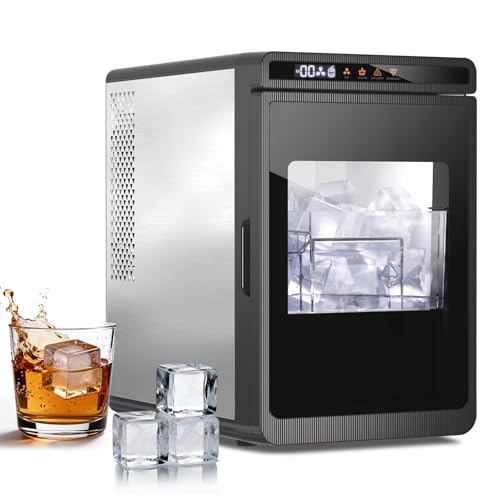 ICEPURE Clear Ice Cube Maker Portable Countertop, 3Pcs/20 Mins, 1.6"