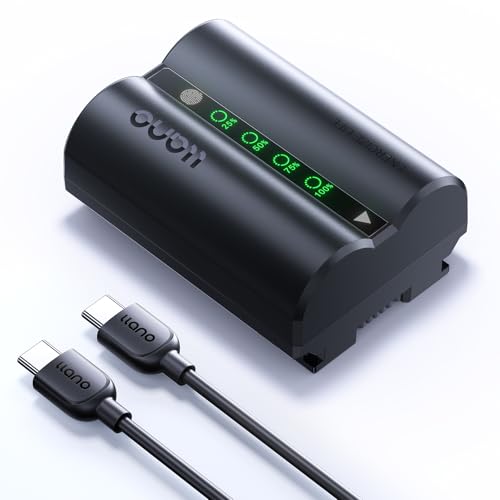 llano Aurora USB-C NP-W235 Battery 2600mAh for Fujifilm XT5 XT4 GFX100RF VG-XT4 X-S20 GFX100S GFX50S II X-H2S Cameras Fingerprint Instant Power Display Fully decoded 2.8H Full Charged