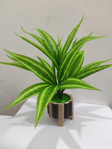 4 Branches Snake | Spider Artificial Plant with Stylish Wooden Po...