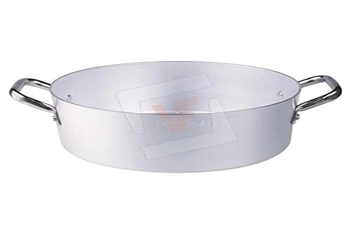 Pentole Agnelli Aluminium Inbox Casserole Pot 2 Mm. Thick With 2 Handles, Diameter - 20 Cm.