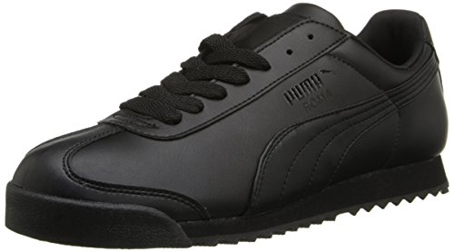 PUMA Women's Roma Basic Sneaker, Black/Black, 8 B US