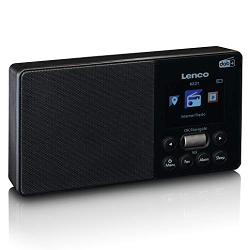 Lenco PIR-510 draagbare internetradio - DAB+ en FM-radio - Spotify Connect - WLAN - USB speler en lader - 2,4" TFT LCD - 2 Watt RMS - geïntegreerde accu met 2200 mAh - 3,5 mm aansluiting - zwart - Image 5