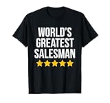 World's Greatest Salesman Marketing Funny Salesperson T-Shirt