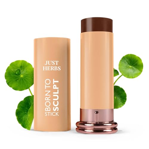 Just Herbs Super Hydrating Born To Sculpt Long Stay Bronzer Stick with Shea Butter for Women