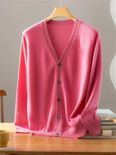 Men's V-Neck Cardigan Autumn Winter Classics Sweater Long Sleeve Cashmere Casual Solid Korean Style Male Tops2