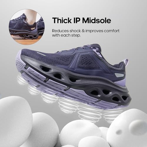 Image of NORTIV 8 Women's Cushioning Walking Running Shoes | Workout,Jogging,Breathable,Non Slip,Mesh,arch support,Gym,Athletic,Wear-Resistant,city walks,exercise,Fashion,MovePropel