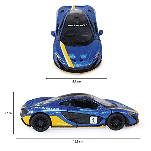 Image of Kinsmart Metal Licensed 5'' McLaren P1 Die Cast Car (Blue)