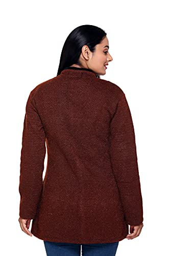 Image of Women Winter WEAR Full Sleeve Woolen Long Cardigan for Women Girls