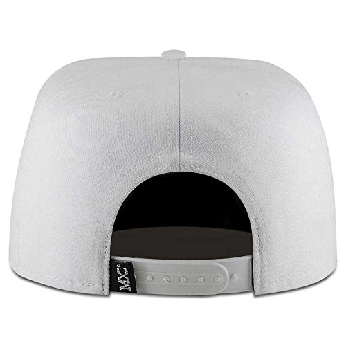 Boné MXC BRASIL Aba Reta Snapback Ajustável No Grab Tamanho:Único;Cor:Cinza