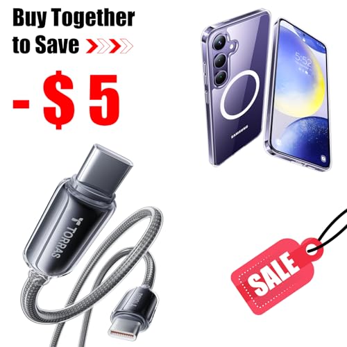 TORRAS S24 Plus Case with USB C Cable