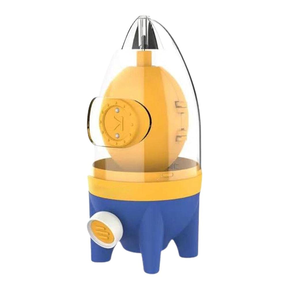 Amazon.co.jp: Bticx エッグスクランブラー、ロケット形状透明エッグ