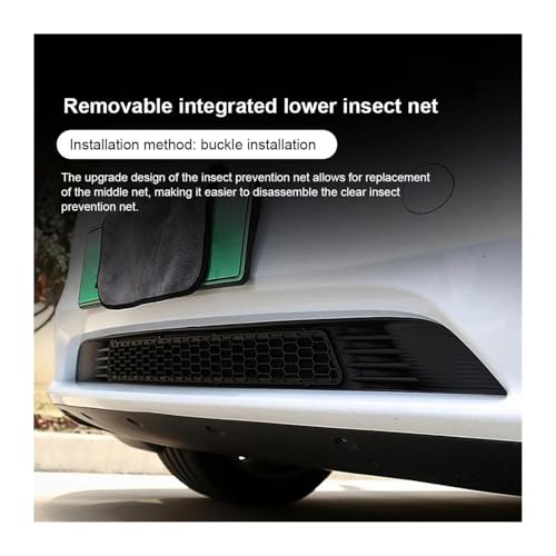 Parrilla de parachoques premium para Tesla Model Y y 3 2021 3