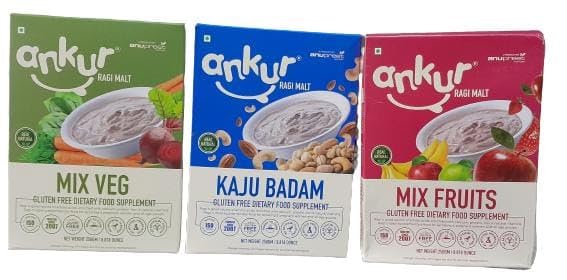 See full amazon price history chart for Ankur Combo of Mix Veg,Kaju Badam & Mix Fruits Ragi Malt With Sugar Nachani Satva 750 Gm Ankur Combo of Mix Veg,Kaju Badam & Mix Fruits Ragi Malt With Sugar Nachani Satva 750 Gm (B0CFZP2GWF) Amazon Price History, Amazon Price Tracker