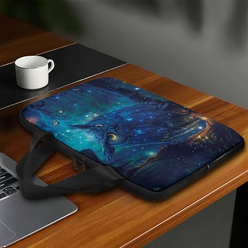 Uasibuni Lightweight Laptop Travel Bag 17" Laptop Bag with Handle,PU Leather Laptop Messenger Bag 15.6"4