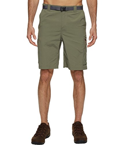 Image of Columbia Men's Regular Fit Shorts (AM4723 Cypress Heather Camo Print 40)