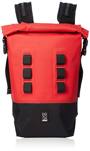 Chrome Industries Urban Ex Rolltop Backpack MOLLE Messenger Bag 18L Red Black