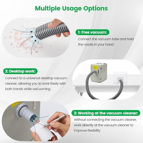 Silent Dental Lab Vacuum Cleaner Efficient Dust Collector & Digital Extractor for Laboratories, Single-Row Design for Optimal Performance