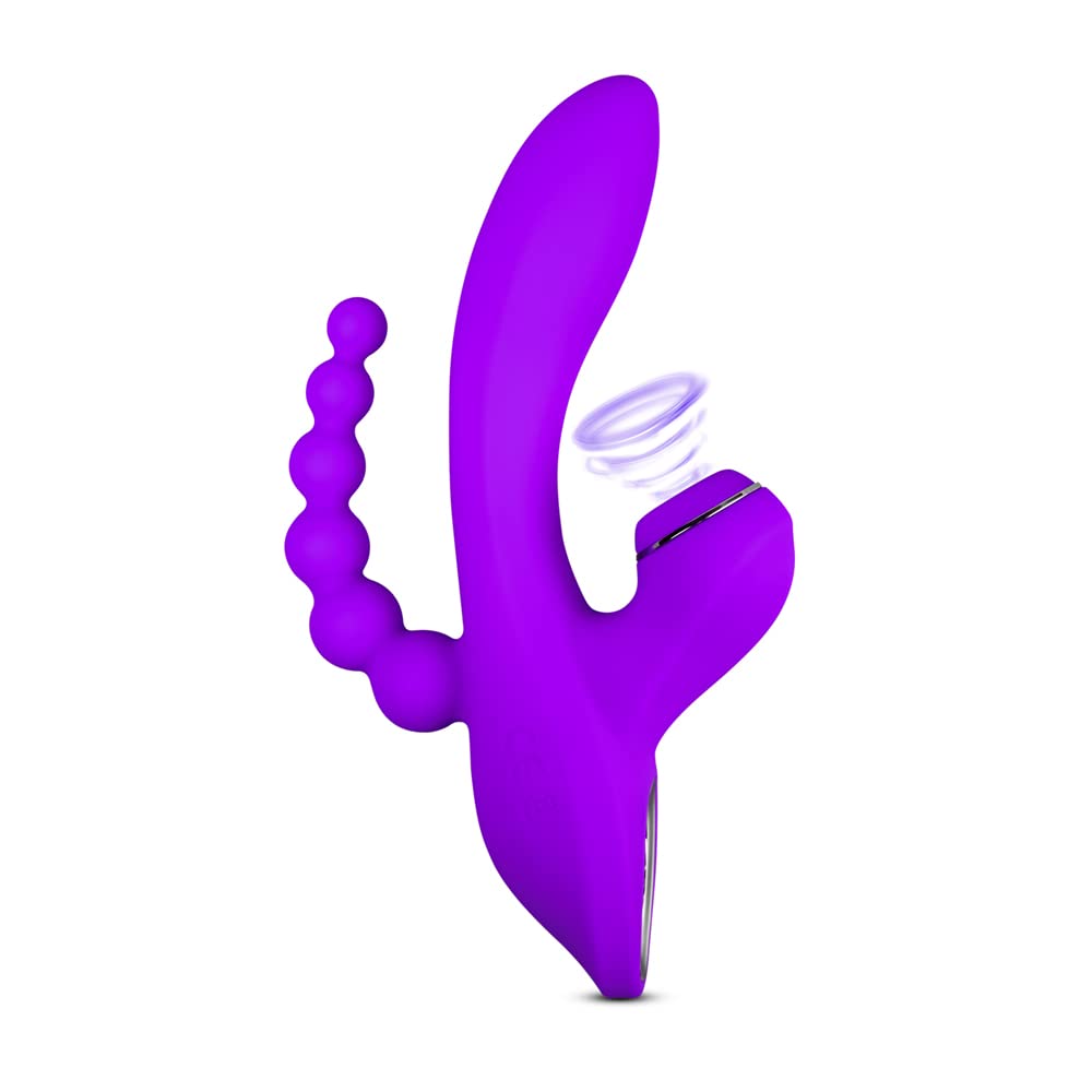 BeHorny Clitoris Sucking G-Spot and Anal Beads Vibrator