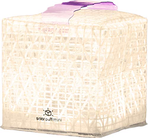 solar puff(ソーラーパフ) アウトドア キャンプ ソーラーパフ ミニ ウォームライト パープルベルト 24009