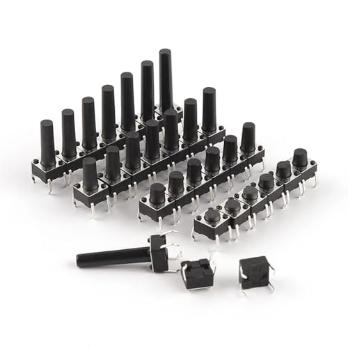 Interruptor pulsador táctil 6x6x17mm micro interruptor momentáneo para PCB electrónica 6