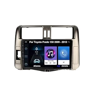 Android Auto Stereo Radiotuner met Bluetooth En Navigatie Voor Toyota Land Cruiser Prado 150 2009-2013 Plug En Play…