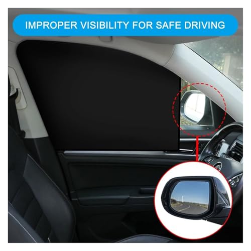 Parasol Ventanilla Coche contra Calor y Reflejos para Asientos Traseros Astra J 5