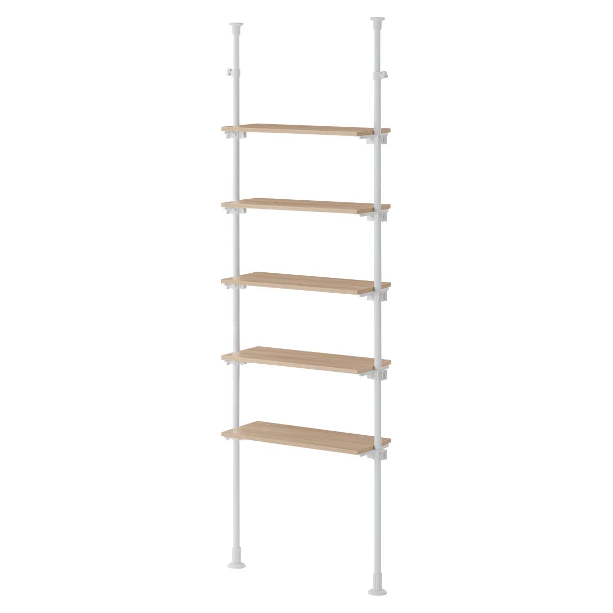 Amazon｜ぼん家具 つっぱりラック 幅70×奥行24×高さ193～274cm 壁面