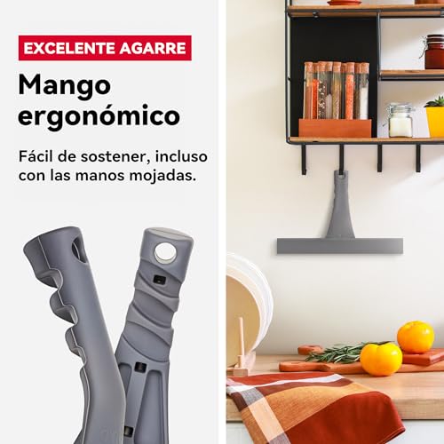 Escobilla de silicona resistente para cristales de ducha con mango ergonómico 6