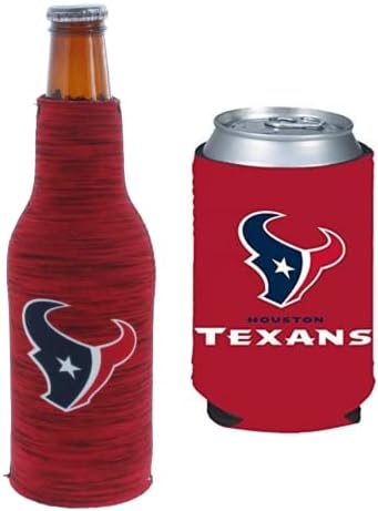 Football Can & Bottle Holder Insulator Beverage Huggie Cooler (Ho...