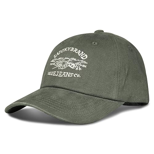 Image of Lucky Brand Classic Cotton Adjustable | Dad Hat | Baseball Cap | Golf | Fishing | Low Profile | 5 Panel Design