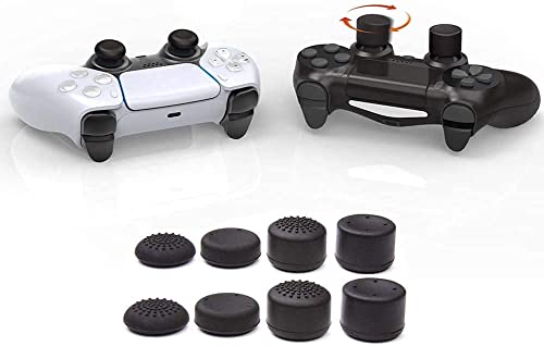 A capa protetora de silicone TwiHill é adequada para PS5, acessórios PS5 antiderrapantes (Preto - 1
